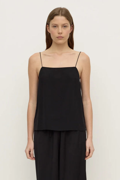 ASSEMBLY LABEL - AIME SILK TANK - BLACK