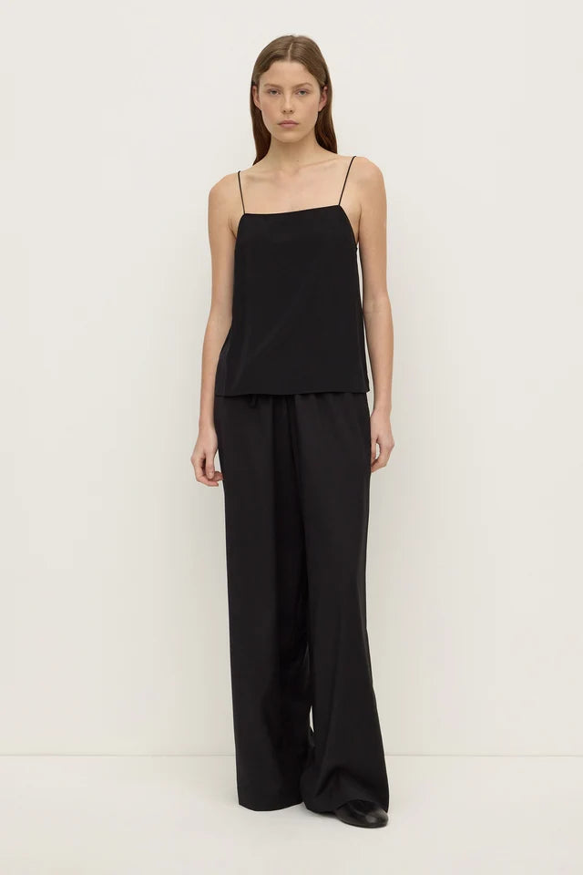 ASSEMBLY LABEL - AIME SILK TANK - BLACK