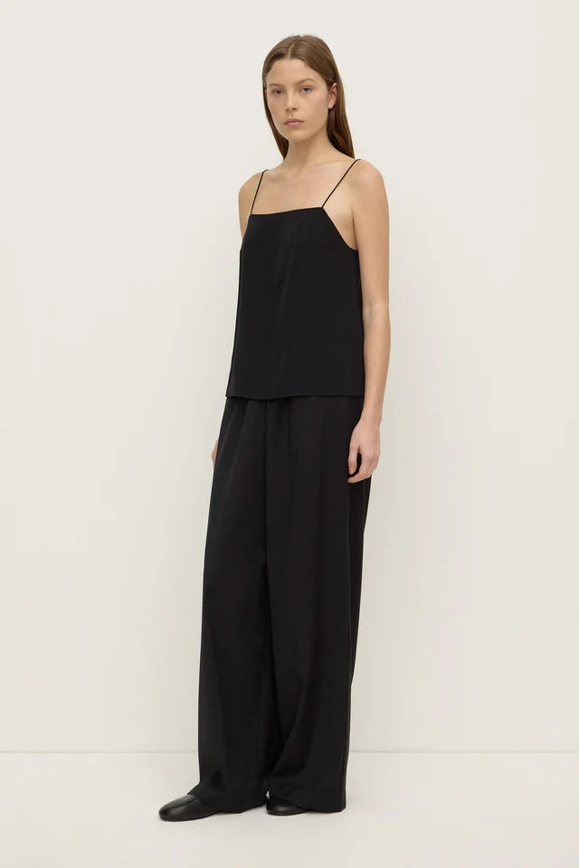 ASSEMBLY LABEL - AIME SILK TANK - BLACK