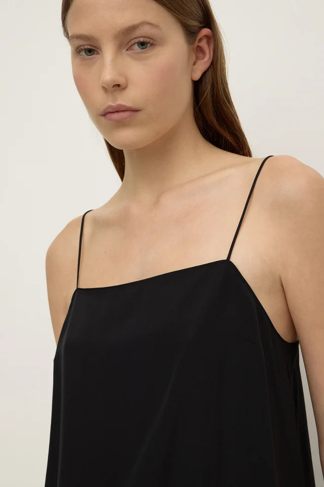 ASSEMBLY LABEL - AIME SILK TANK - BLACK