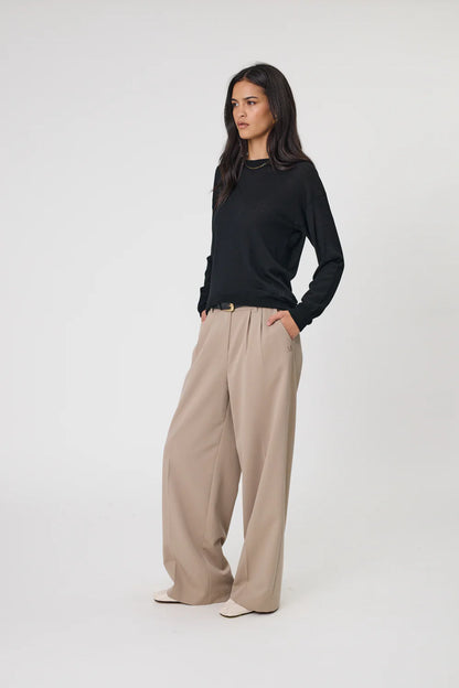 Marlow - Alto Merino Crew - Black