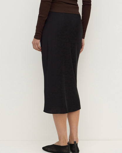 Assembly Label - Amaris Silk Skirt - Black
