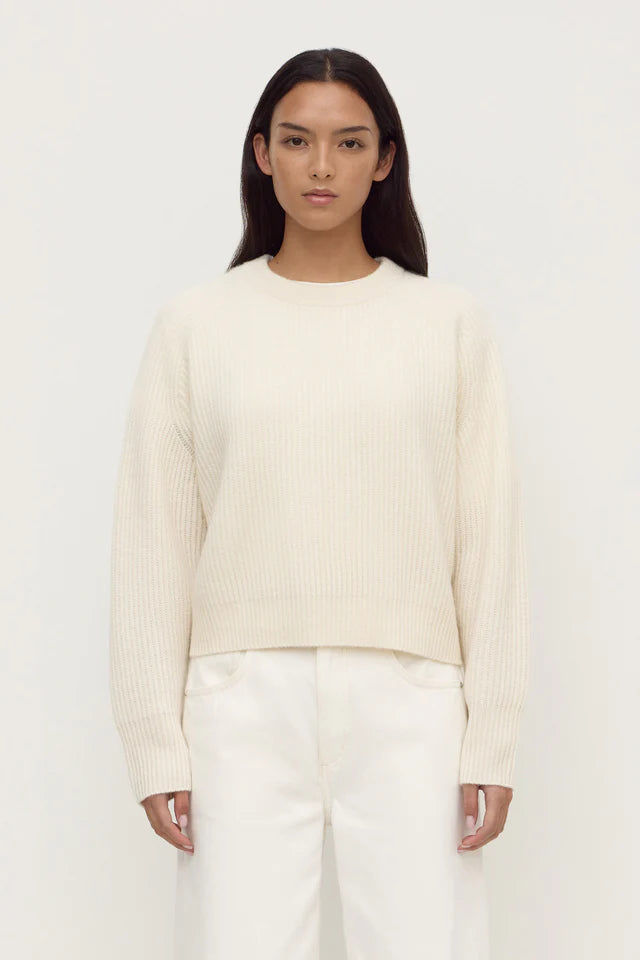 Assembly Label - Amerie Cashmere Knit Jumper - White