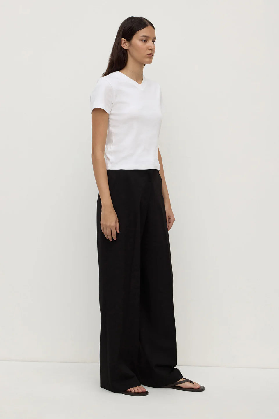 Assembly Label - Anika Wool Pant - Black