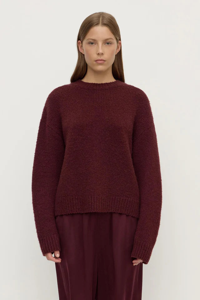 Assembly Label - Ariel Knit - Merlot