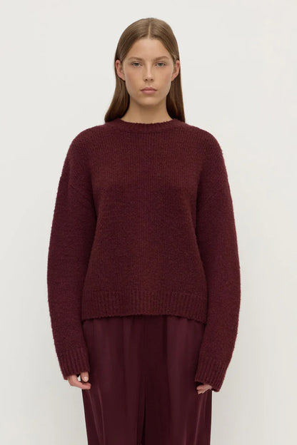 Assembly Label - Ariel Knit - Merlot