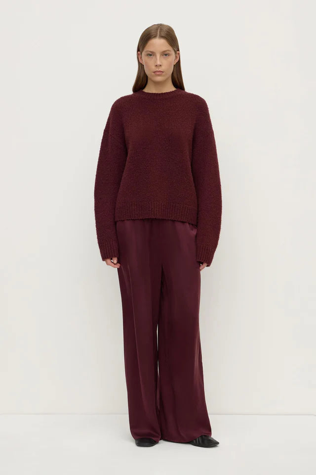 Assembly Label - Ariel Knit - Merlot