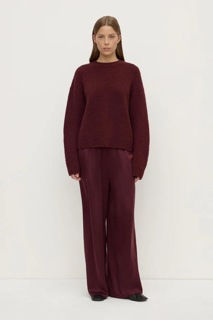 Assembly Label - Ariel Knit - Merlot