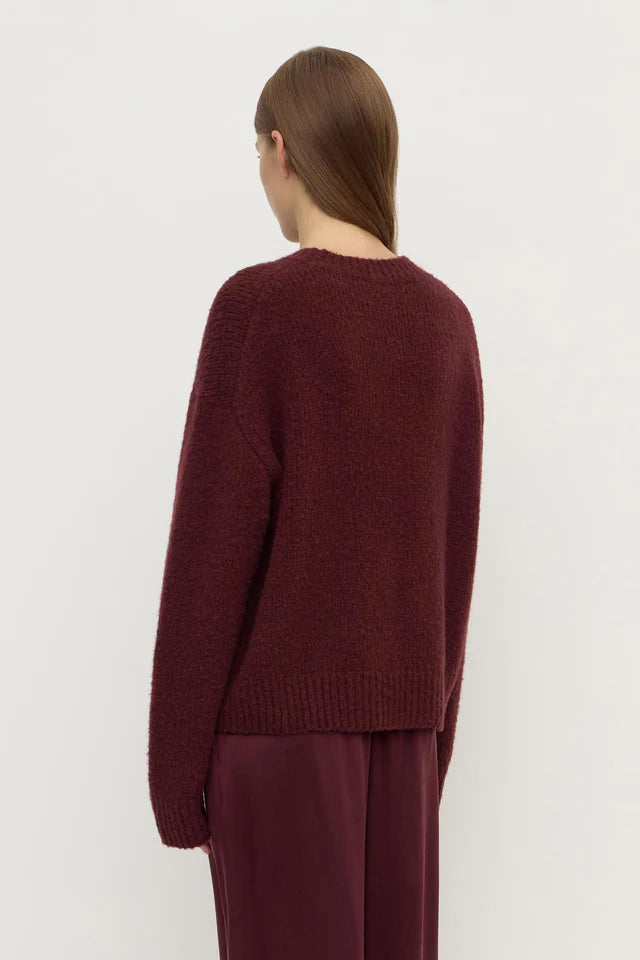 Assembly Label - Ariel Knit - Merlot