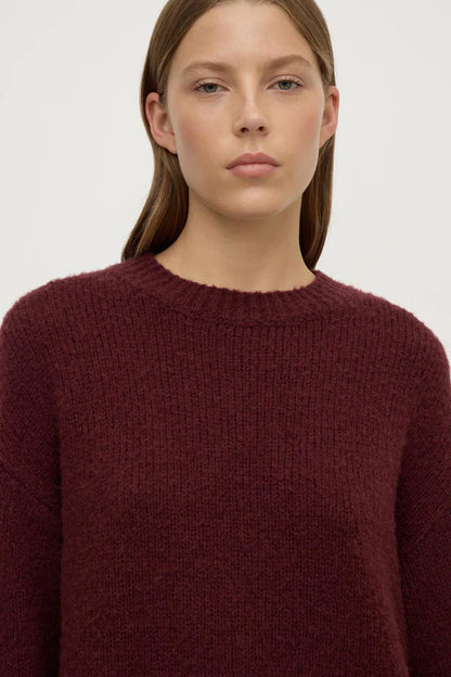 Assembly Label - Ariel Knit - Merlot