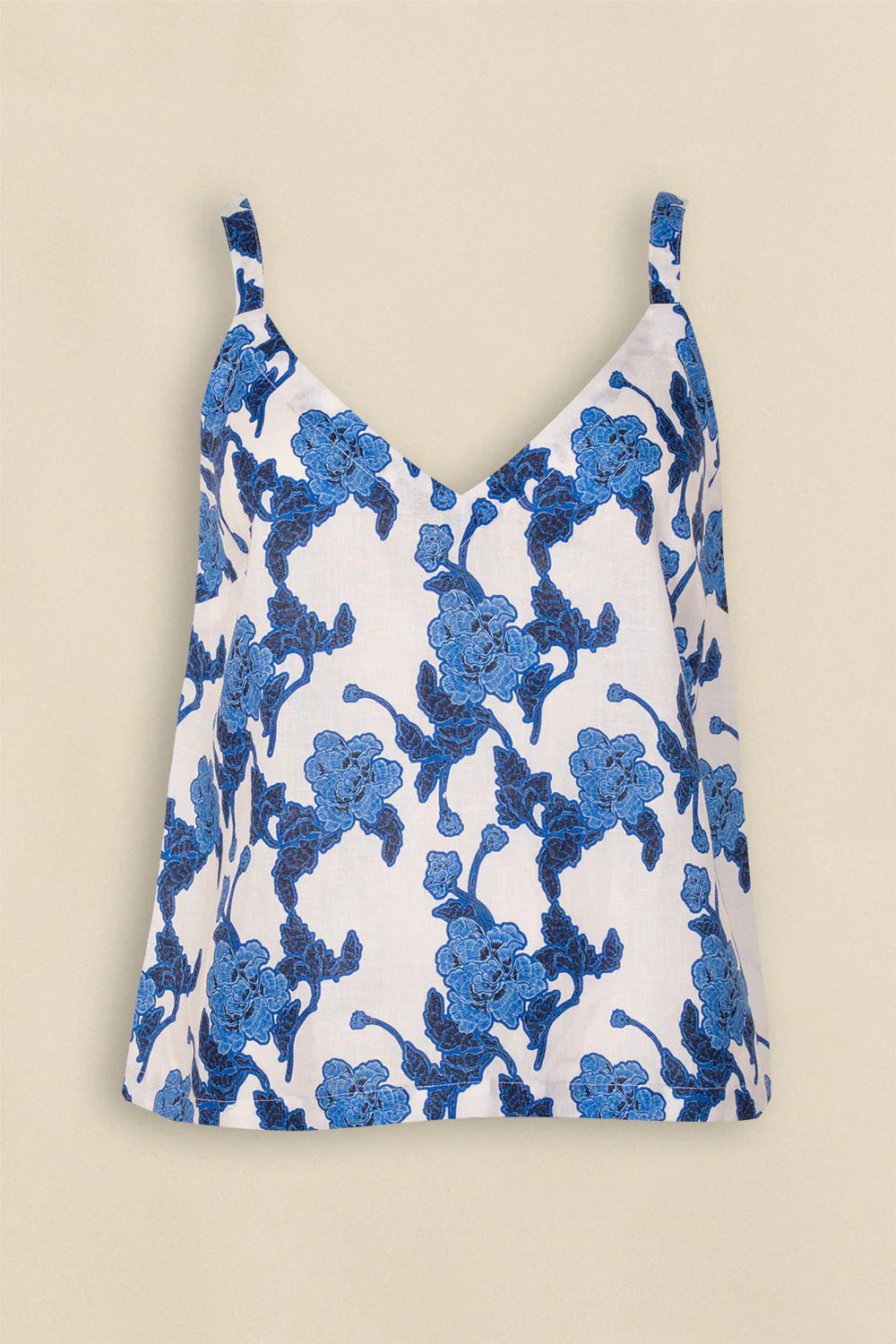 Zoe Kratzmann - Memo Top - Azure Bouquet