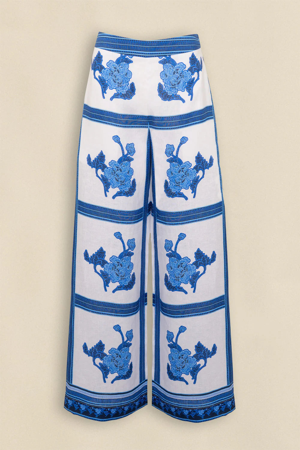 Zoe Kratzmann - Gesture Pant - Azure Collage
