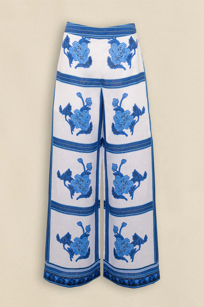 Zoe Kratzmann - Gesture Pant - Azure Collage