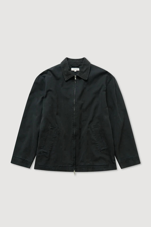 Assembly Label - Joey Cotton Jacket - Washed Black