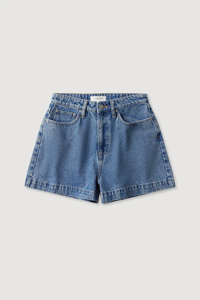 Assembly Label - Boxy Denim Sort - Dark Stone
