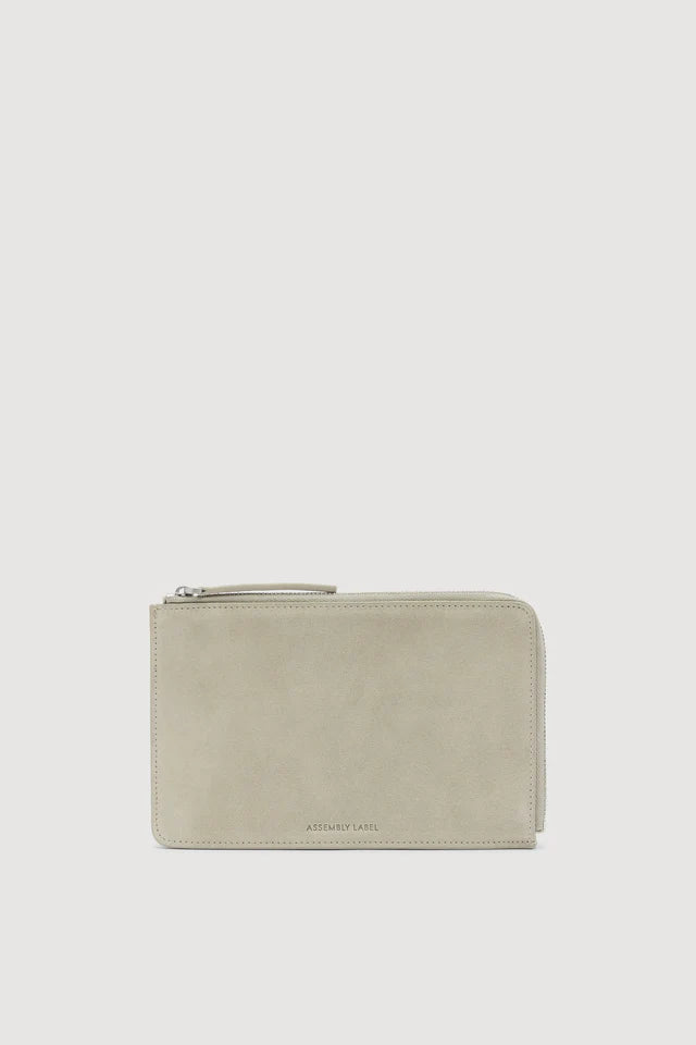 Assembly Label - Neve Suede Pouch - Taupe
