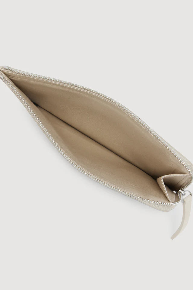 Assembly Label - Neve Suede Pouch - Taupe