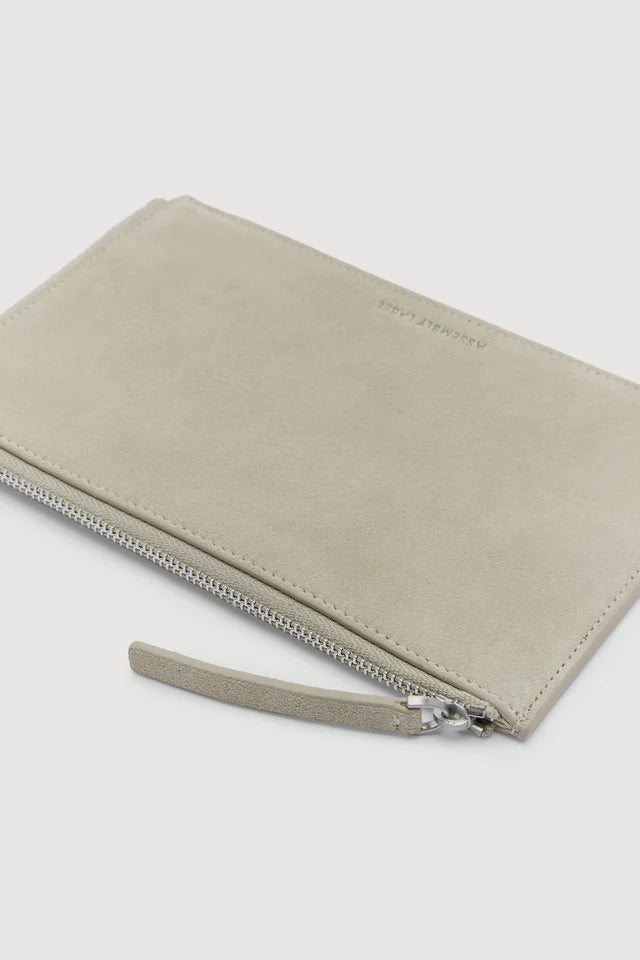 Assembly Label - Neve Suede Pouch - Taupe
