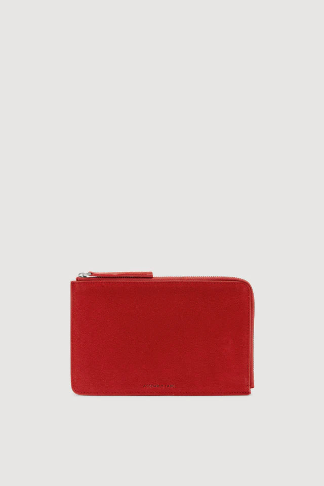 Assembly Lable - Neve Suede Pouch - Chilli