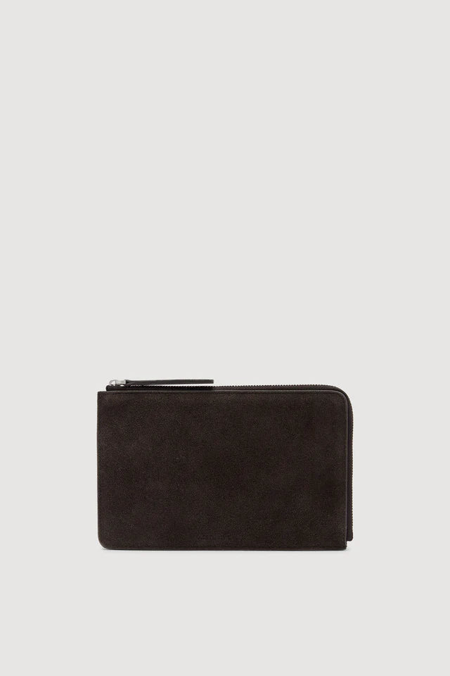 Assembly Label - Neve Suede Pouch - Ganache