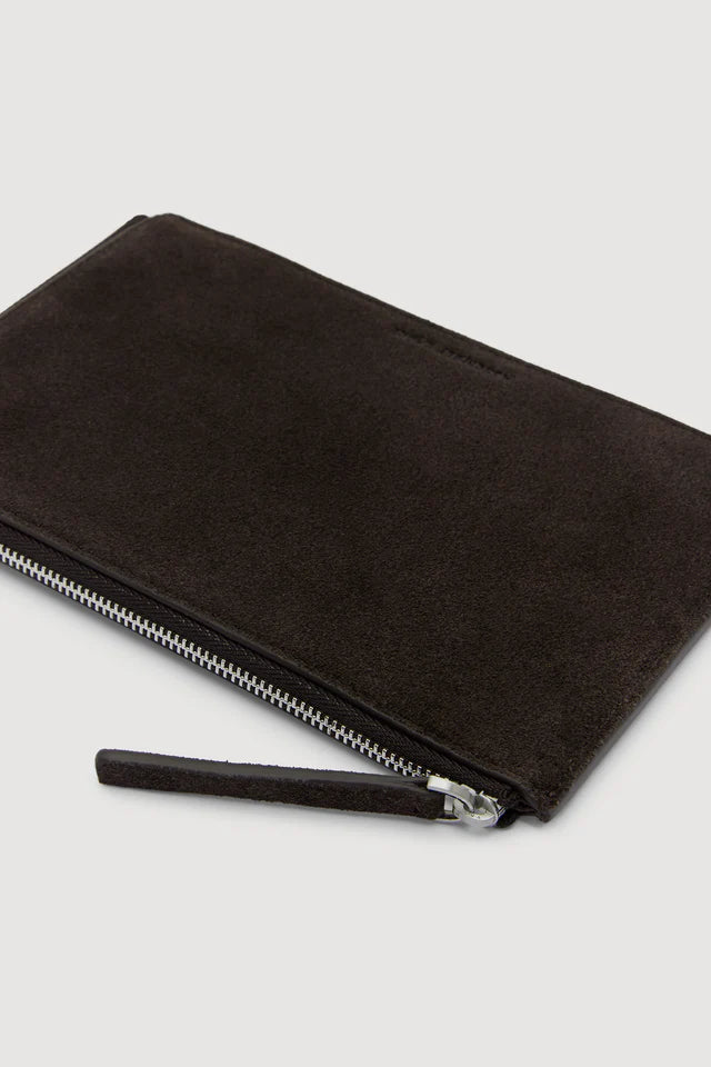 Assembly Label - Neve Suede Pouch - Ganache