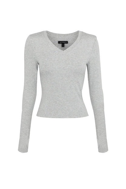 Mossman - Sedona Top - Grey Marle