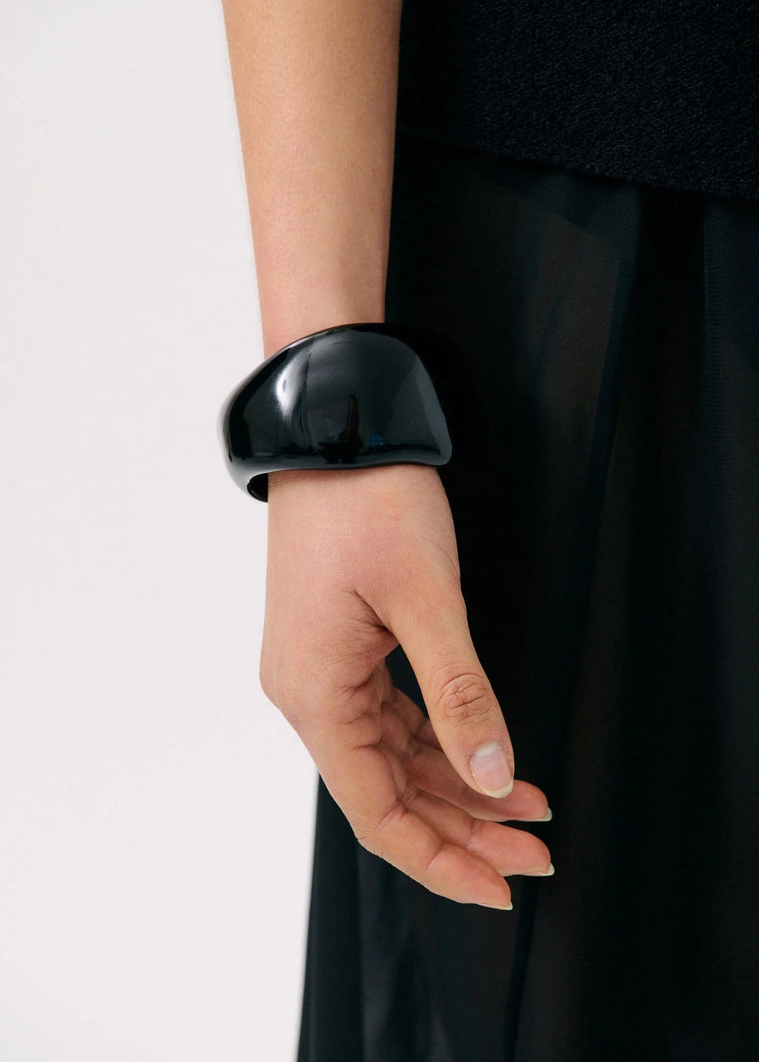 ANNA ROSSI - OBSESSED BANGLE - BLACK