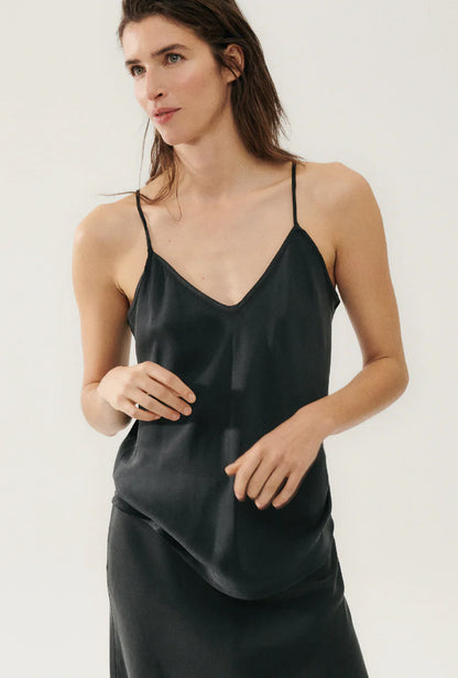 Silk Laundry - Bias Cut Cami Black