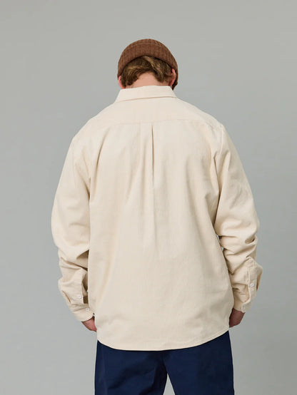 Just Another Fisherman - Boxy Ripple Shirt - Bone