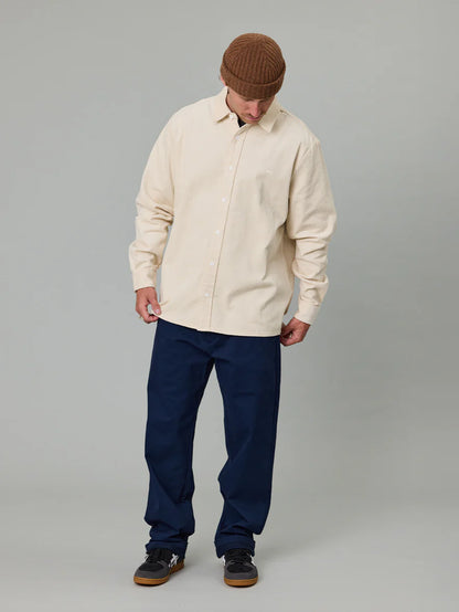 Just Another Fisherman - Boxy Ripple Shirt - Bone