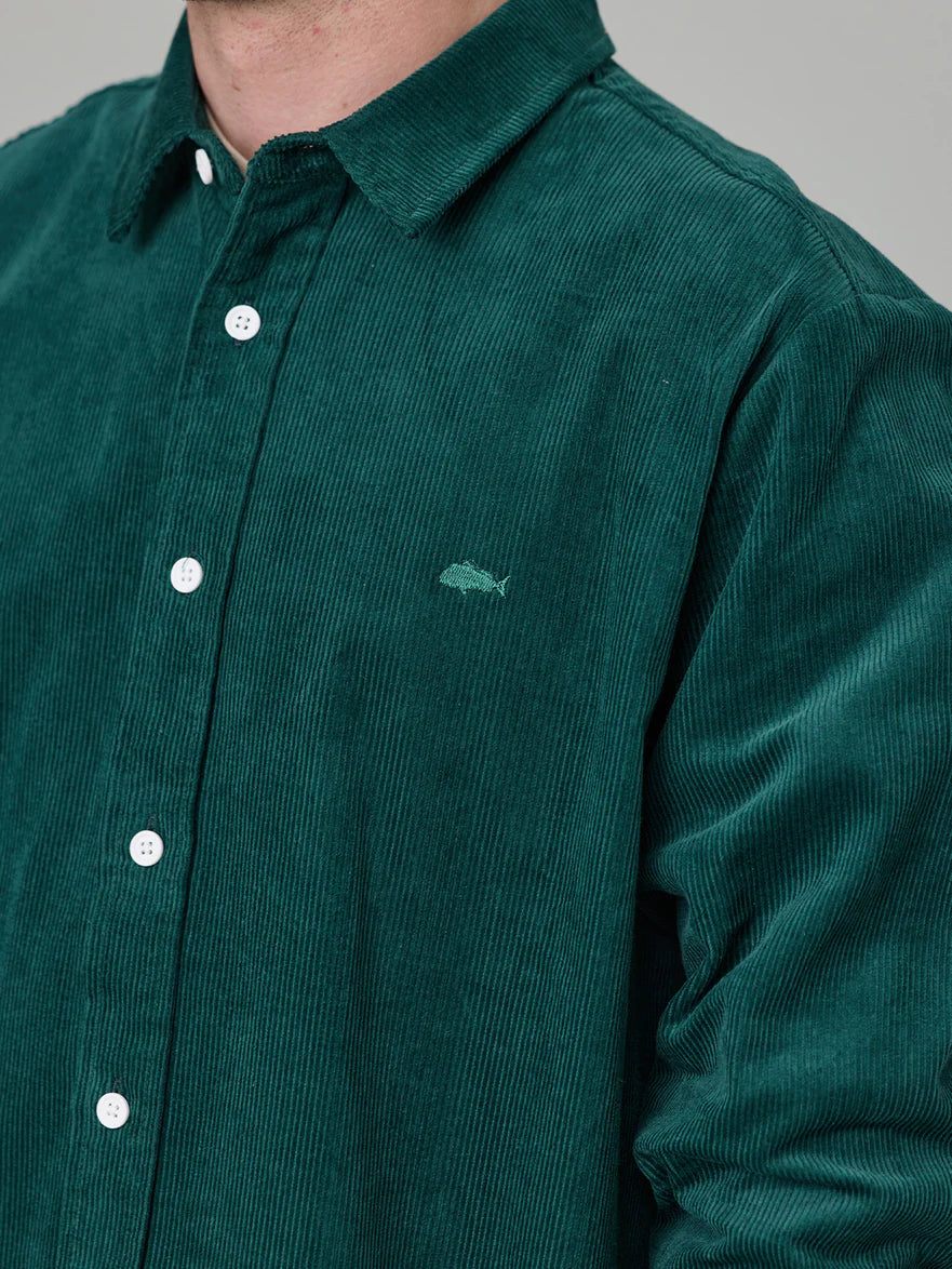 Just Another Fisherman - Boxy Ripple Shirt - Green