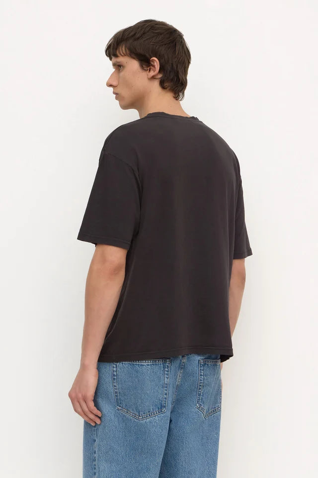 Assembly Label - Billie Cotton Hemp Short Sleeve Tee - Washed Black