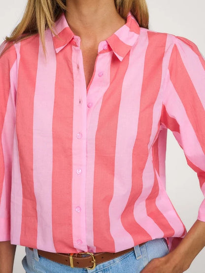LOLLYS LAUNDRY - BONO SHIRT - LIGHT PINK