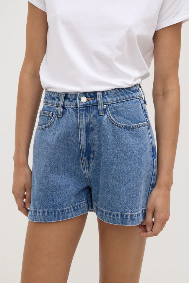 Assembly Label - Boxy Denim Sort - Dark Stone