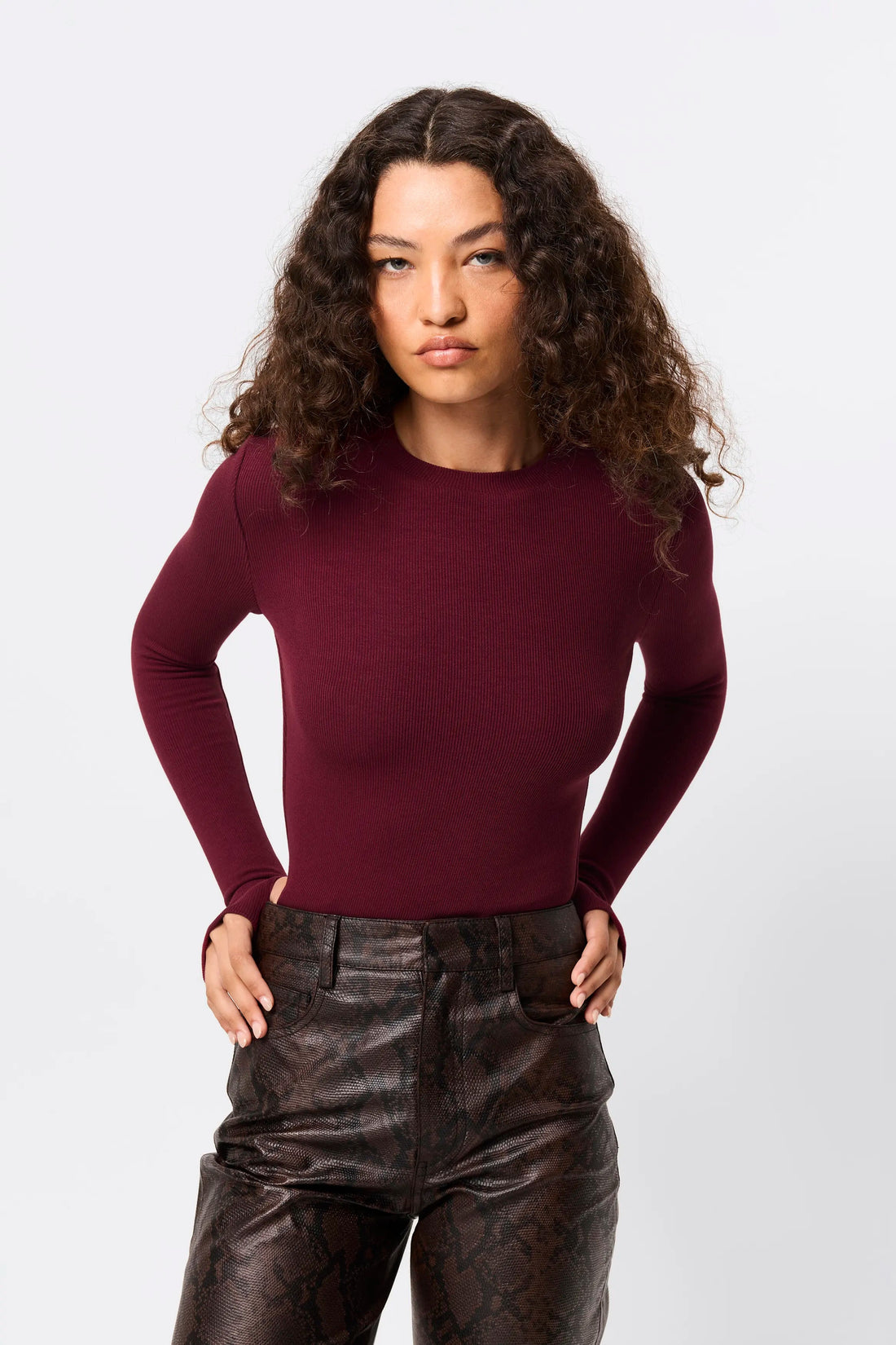 Mossman - Brooklyn Top - Bordeaux
