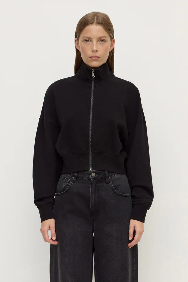 Assembly Label - Brushed Cotton Jacket - Black