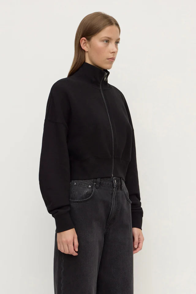 Assembly Label - Brushed Cotton Jacket - Black