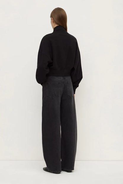 Assembly Label - Brushed Cotton Jacket - Black