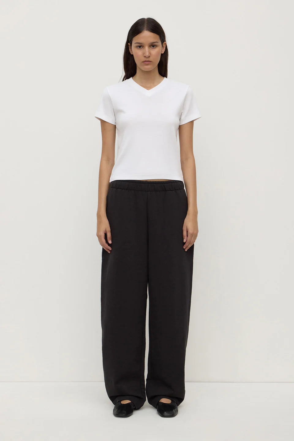 Assembly Label - Brushed Cotton Lounge Pant - Black