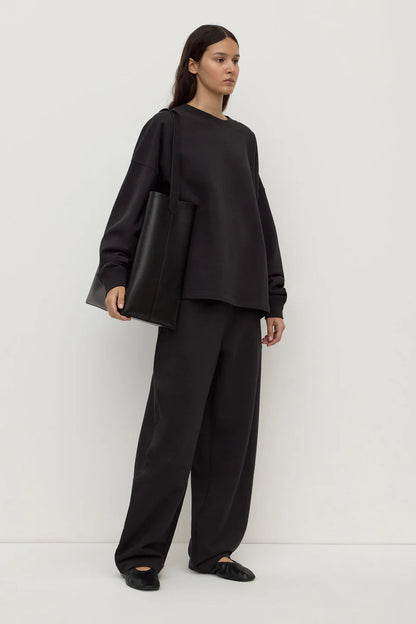 Assembly Label - Brushed Cotton Lounge Pant - Black