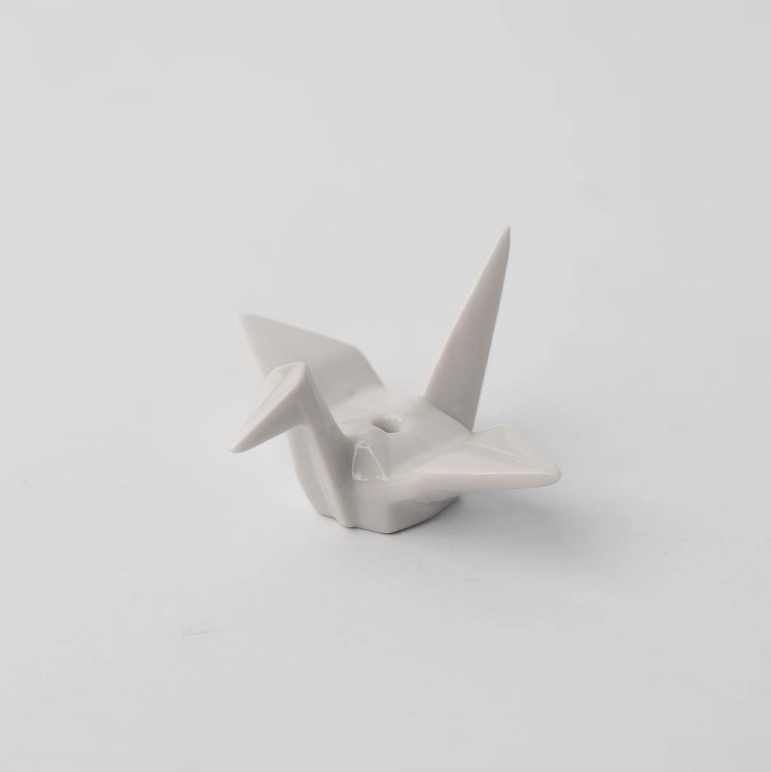 Naibu - White Origami Crane Incense Stand