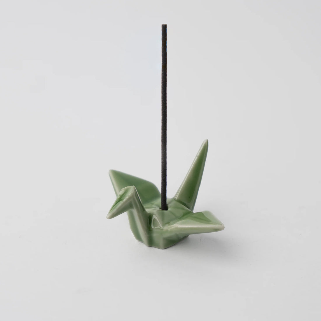 Naibu - Green Origami Crane Incense Stand