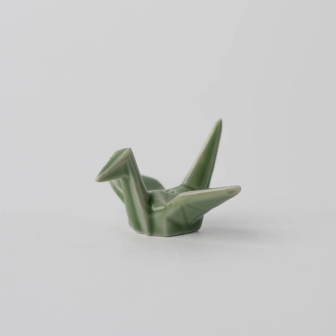 Naibu - Green Origami Crane Incense Stand