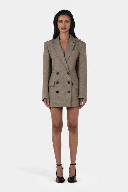 Hansen &amp; Gretel - Callum Blazer Dress - Chestnut