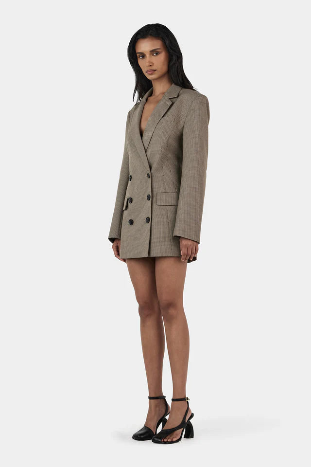 Hansen &amp; Gretel - Callum Blazer Dress - Chestnut