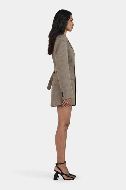 Hansen &amp; Gretel - Callum Blazer Dress - Chestnut