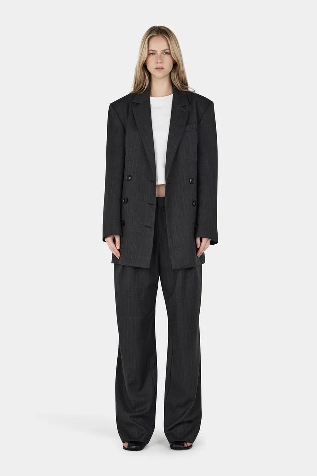 Hansen &amp; Gretel - Callum Blazer Dress - Charcoal