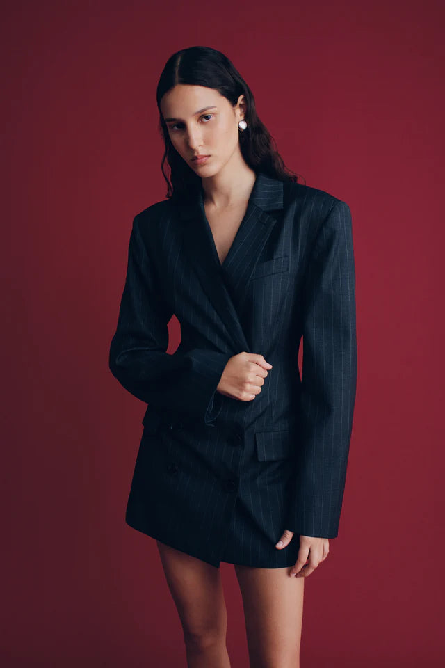 Hansen &amp; Gretel - Callum Blazer Dress - Charcoal