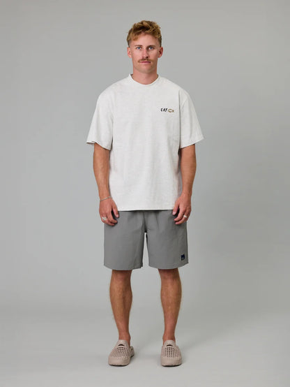 JUST ANOTHER FISHERMAN - CREWMAN SHORTS 2.0 - STEEL GREY