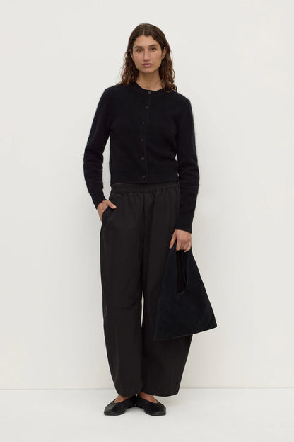 Assembly Label - Carina Merino Wool Long Sleeve Cardigan - Black
